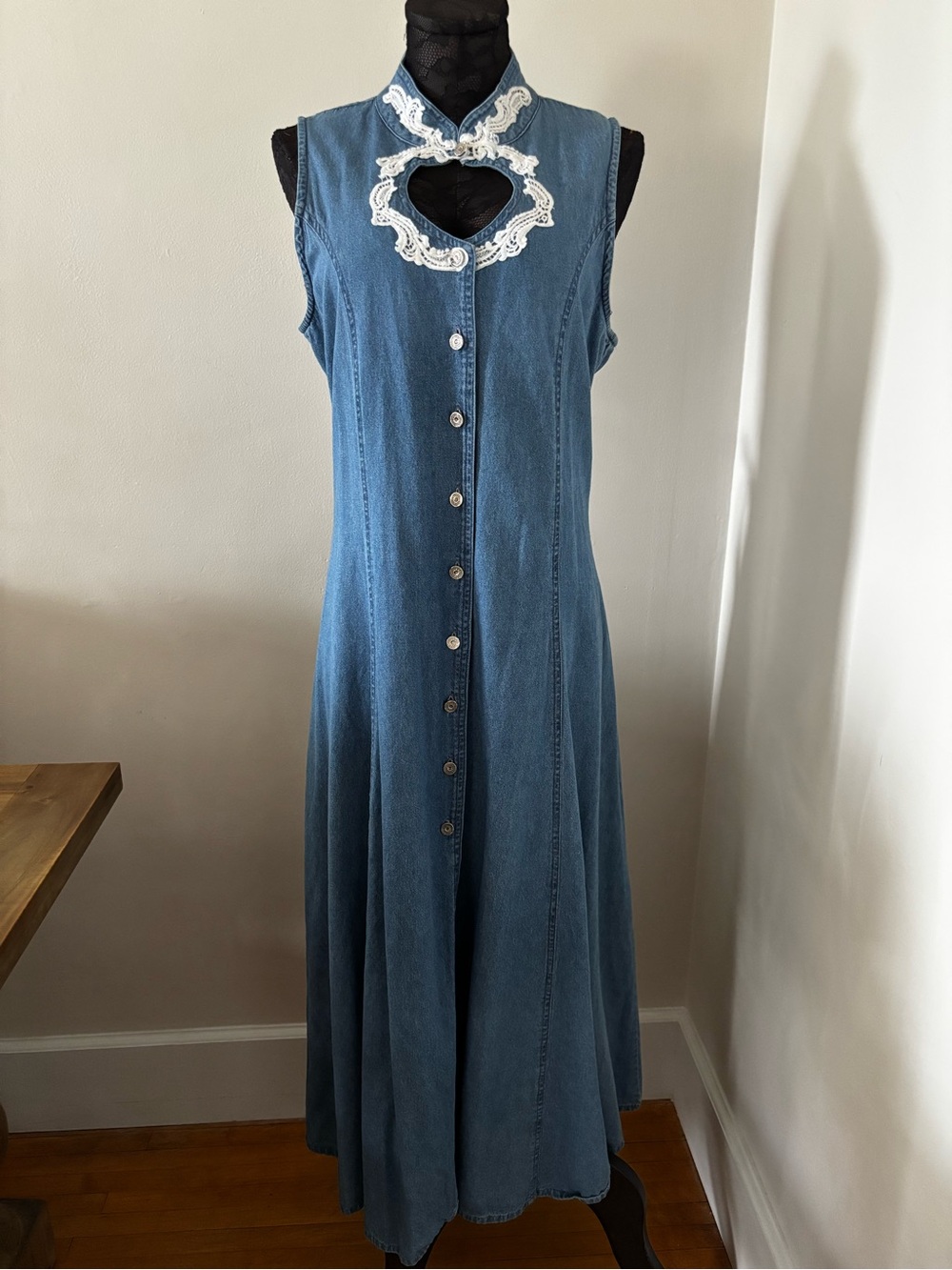 Vintage Emblem Jean dress